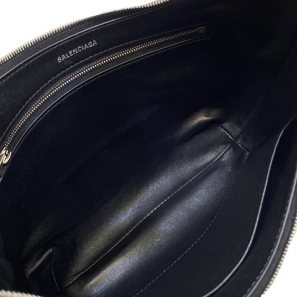Balenciaga Sling Bag Shoulder Bag Leather Black - Picture 10 of 16